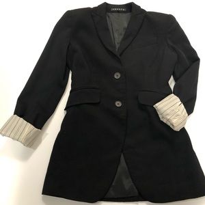 Theory Rory Two Button Wool Blazer Black Size 0